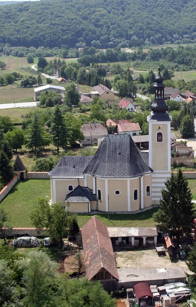 Parish Church of Assumption of the Virgin Mary in Pokupsko, Croatia — Stock Photo, Image