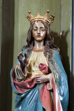 Saint Barbara heykeli