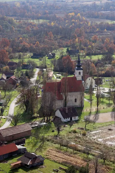Приходская церковь Святой Марты в Сисинеце, Хорватия — стоковое фото