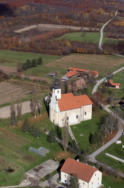 Socken kyrkan av Saint Martha i Sisinec, Kroatien — Stockfoto