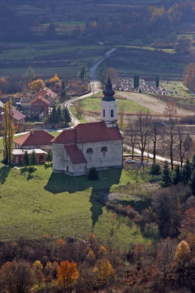 Farní kostel svatého Antonína Paduánského v Bucica, Chorvatsko — Stock fotografie