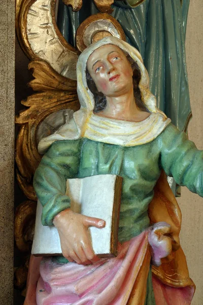 Saint Ann statue — Stock Photo, Image