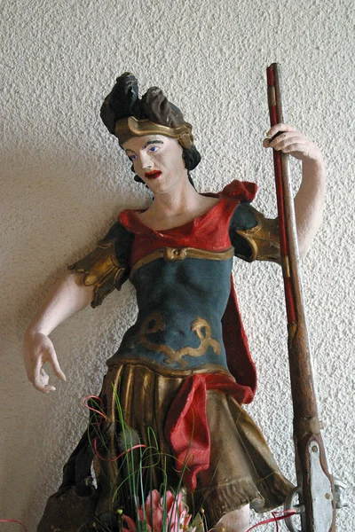 Estatua de San Huberto — Foto de Stock