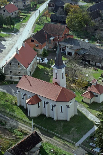 Приходская церковь Святого Роха в Кратекко, Хорватия — стоковое фото