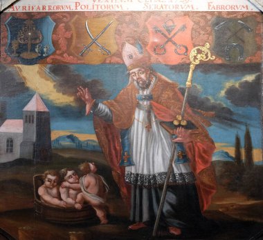 Saint Nicholas, ana sunak gelen Kilisesi, St. Mark, Zagreb