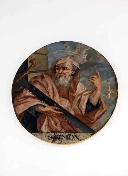 Св. Симон Апостол — стоковое фото
