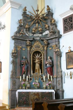 Aziz Francis Assisi sunak Krapina, Hırvatistan'daki İskenderiye Saint Catherine Kilisesi içinde