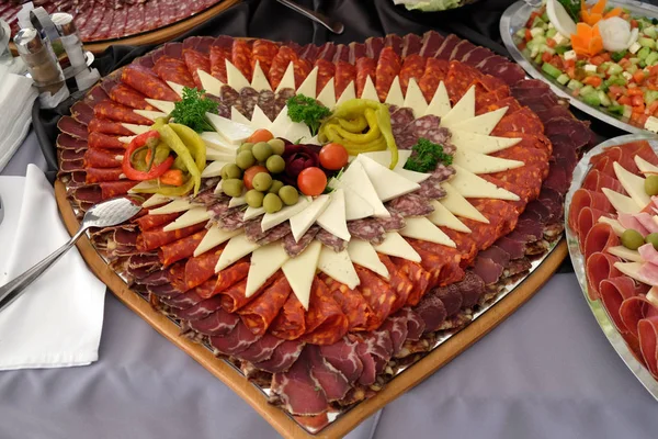 Classic Croatian starter plate — Stock Photo, Image