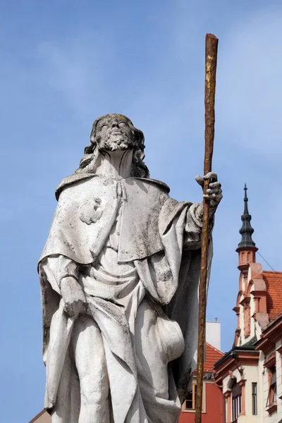 Статуя Святого Роха — стоковое фото