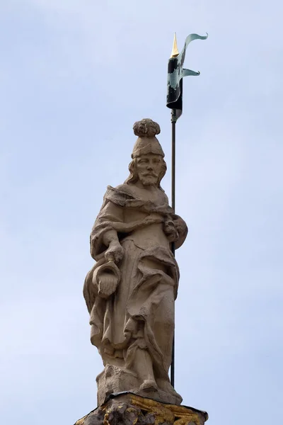Saint Florian statue — 图库照片
