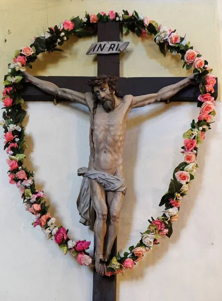 Crucificação, Jesus na cruz — Fotografia de Stock