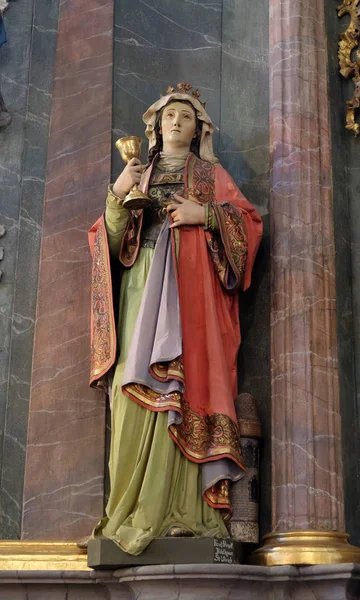 Свята Варвара статуя — стокове фото