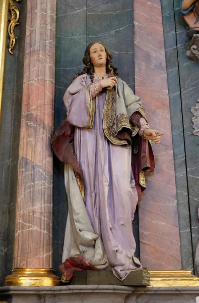 Saint Apollonia statue — Stock Photo, Image