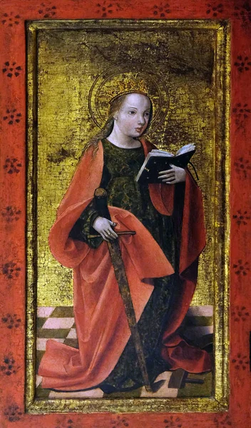 St. Catherine of Alexandria — Stock Photo, Image