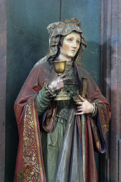 Statue de Sainte Barbara — Photo