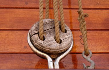 Bir ipe yakın çekim