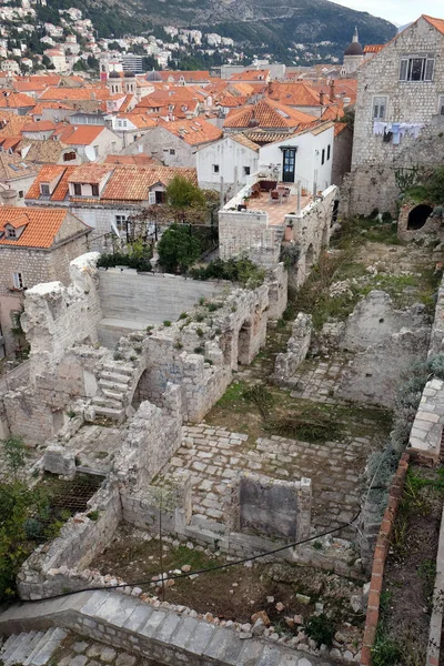 Bekijken Van Oude Stad Van Dubrovnik Kroatië — Stockfoto