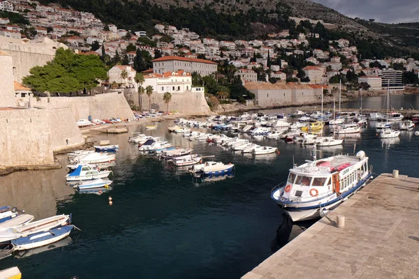 Přístav Staré Město Dubrovník Chorvatsko — Stock fotografie