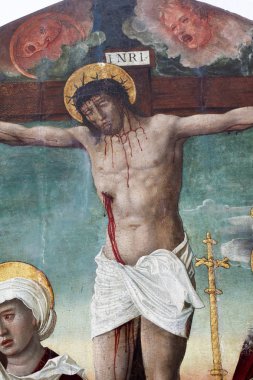 Gianfrancesco da Tolmezzo: çarmıha büyük ustaları Rönesans Hırvatistan, sergilenen Azizler ile 12 Aralık 2011 açıldı. Zagreb, Hırvatistan