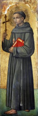 Antonio Vivarini: Aziz Francis Assisi, Mihrabını Euphrasian Basilica Porec, Hırvatistan