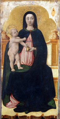 Antonio Vivarini: Meryem ve çocuk, Mihrabını Euphrasian Basilica Porec, Hırvatistan