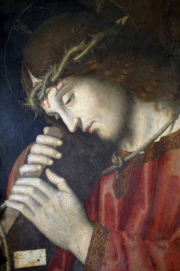 Marco Palmezzano: Taşıyan çapraz, eski ustaların toplama, Hırvat Academy of Sciences, büyük ustaların Rönesans Hırvatistan, sergilenen İsa 12 Aralık 2011 açıldı. Zagreb, Hırvatistan