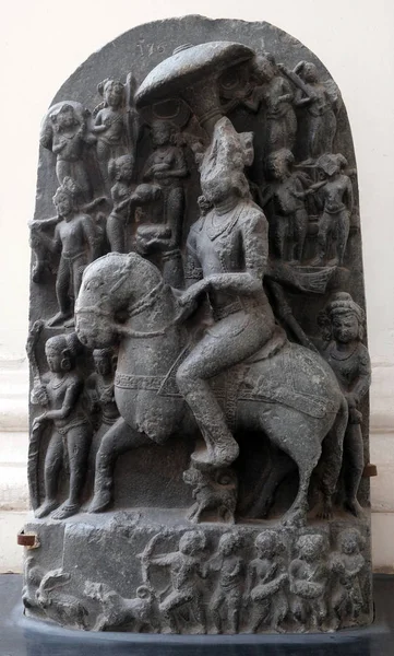 Revanta Dell Secolo Trovata Basalto Bihar Ora Esposta Museo Indiano — Foto Stock