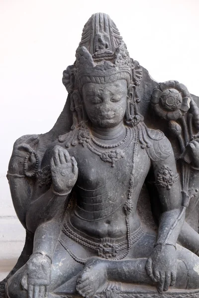 Sex Beväpnade Avalokitesvara Från 900 Talet Funna Nalanda Bihar Utsatt — Stockfoto