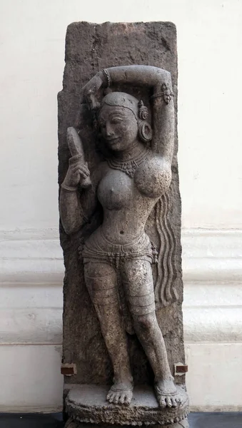 Darpanika Século Xiv Encontrada Khondalite Puri Orissa Agora Exposta Museu — Fotografia de Stock