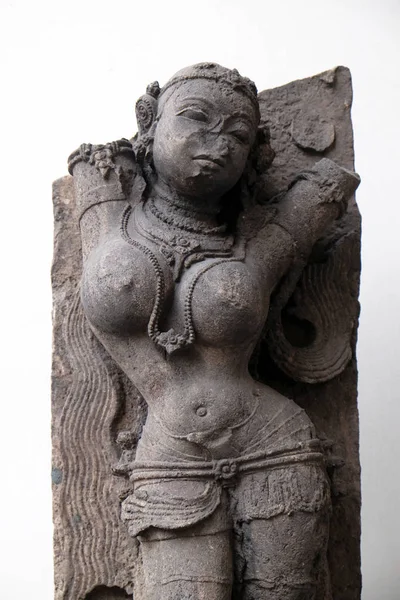 Salabhanjika Dari Abad Ditemukan Khondalite Konark Odisha Sekarang Terekspos Museum — Stok Foto