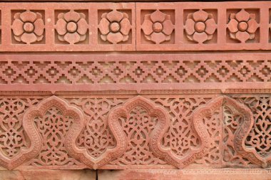 Delhi, Hindistan Minar Qutab oyma taş