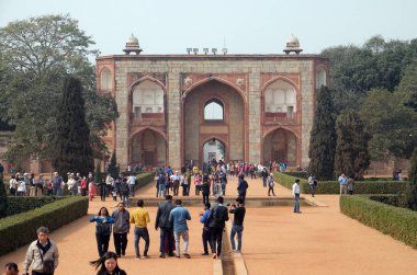 Emre Banu başladı tarafından 1565-72, Delhi, Hindistan üzerinde 13 Şubat 2016 yapılmış Humayuns mezar