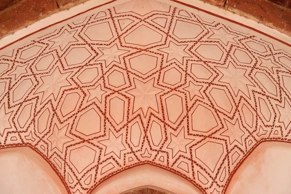 Αρχιτεκτονική Λεπτομέρεια Στο Εσωτερικό Του Χουμαγιούν Που Χτίστηκε Από Hamida — Φωτογραφία Αρχείου
