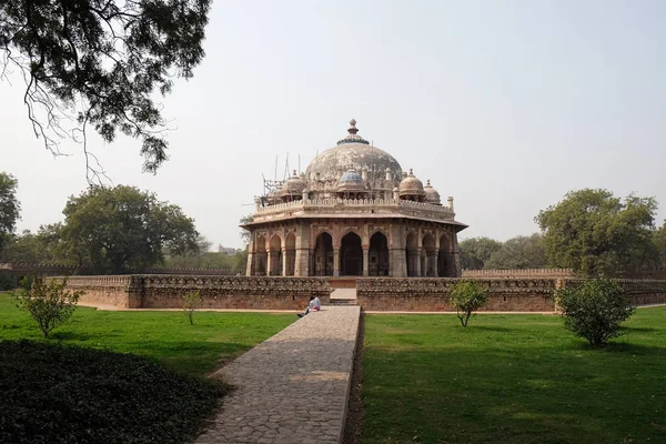 Isa Han Mezarı Humayuns Mezar Kompleksi Delhi India — Stok fotoğraf