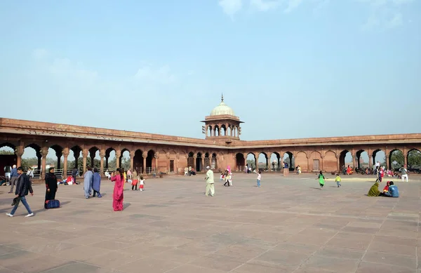 Die Spektakuläre Architektur Der Großen Freitagsmoschee Jama Masjid Februar 2016 — Stockfoto