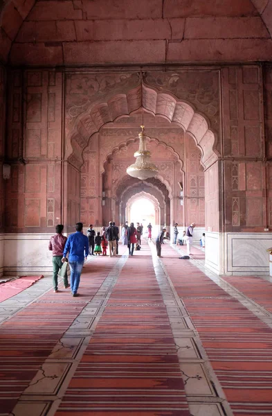 Espectacular Arquitectura Mezquita Del Gran Viernes Jama Masjid Febrero 2016 — Foto de Stock