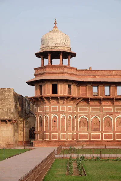 Red Agra Fort Agra Uttar Pradesh Unesco Welterbe Indien — Stockfoto