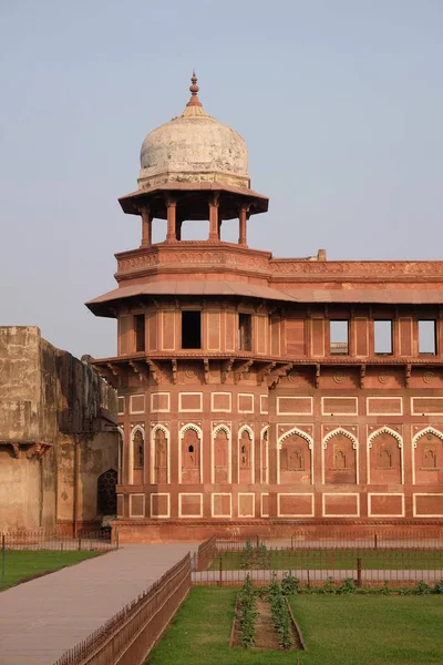 Red Agra Fort Agra Uttar Pradesh Unesco Welterbe Indien — Stockfoto