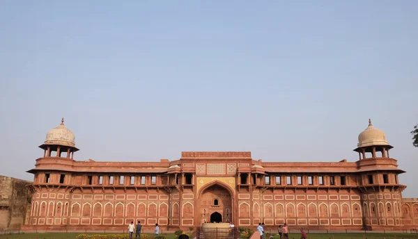 Red Agra Fort Agra Uttar Pradesh Unesco Welterbe Indien — Stockfoto