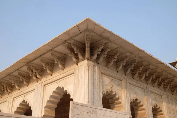 Röd Agra Fortet Agra Uttar Pradesh Unesco Världsarv Indien — Stockfoto