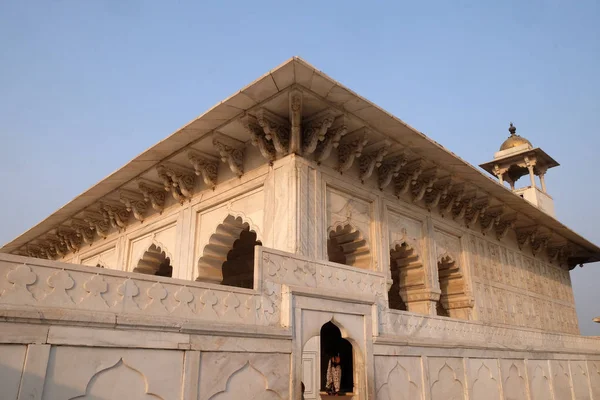 Agra Czerwony Fort Mieście Agra Uttar Pradesh Wpisanej Listę Światowego — Zdjęcie stockowe