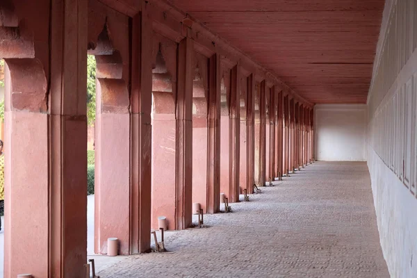 Säulen Agra Fort Unesco Weltkulturerbe Agra Uttar Pradesh Indien — Stockfoto