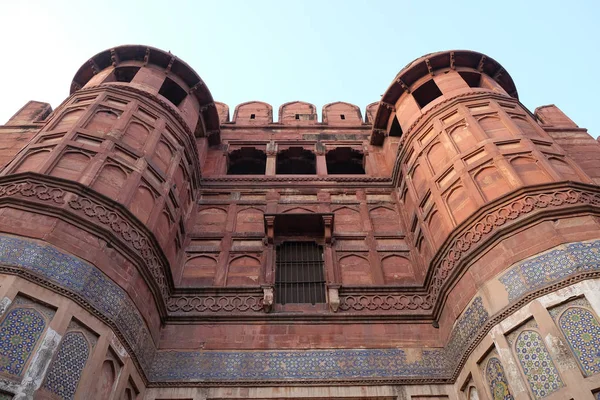 Forte Vermelho Agra Agra Uttar Pradesh Património Mundial Unesco Índia — Fotografia de Stock