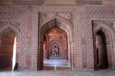 JAMA Mescidi Camii Fatehpur Sikri karmaşık, Uttar Pradesh, Hindistan.