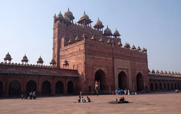 Cidade Histórica Construída Pelo Imperador Mogol Akbar Fatehpur Sikri Uttar — Fotografia de Stock