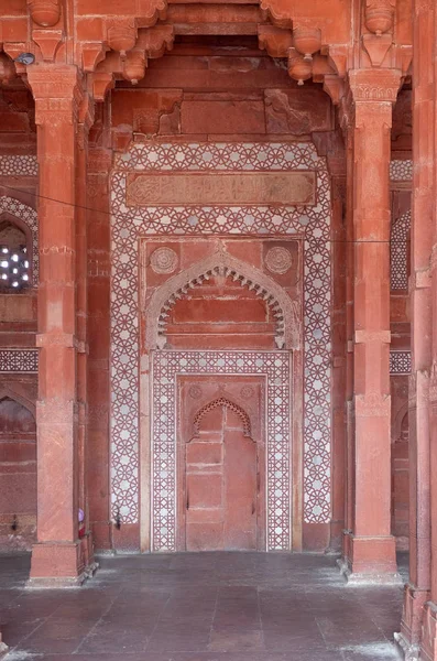在印度北方邦的法塔赫 Sikri 莫卧儿皇帝阿尔法建造的历史城市 — 图库照片