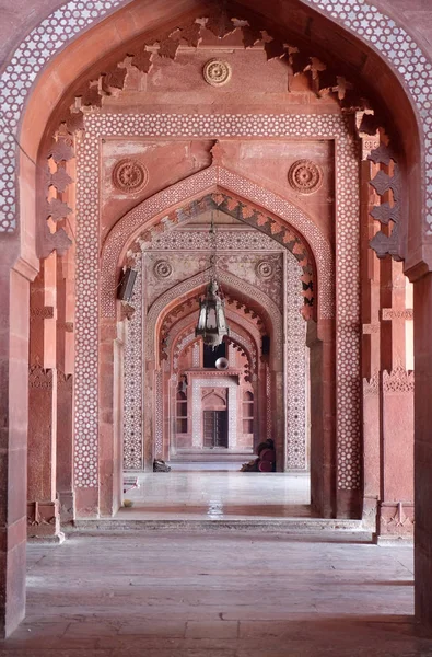 Jama Masjid Τζαμί Στο Συγκρότημα Τοποθεσία Φατεχπούρ Σικρί Ούτα Πράτες — Φωτογραφία Αρχείου