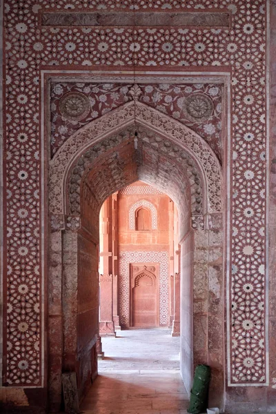 Jama Masjid Τζαμί Στο Συγκρότημα Τοποθεσία Φατεχπούρ Σικρί Ούτα Πράτες — Φωτογραφία Αρχείου