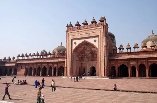 Mesquita Jama Masjid Complexo Fatehpur Sikri Uttar Pradesh Índia Fevereiro — Fotografia de Stock