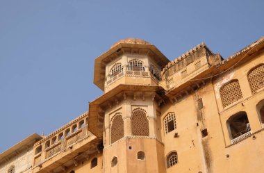 Jaipur 'daki Amber Kalesi, Rajasthan, Hindistan.